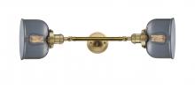  208L-BB-G73 - Bell - 2 Light - 8 inch - Brushed Brass - Bath Vanity Light