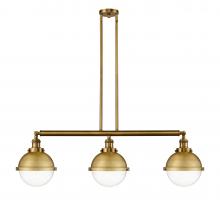  213-BB-HFS-82-BB - Hampden - 3 Light - 42 inch - Brushed Brass - Stem Hung - Island Light