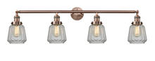  215-AC-G142 - Chatham - 4 Light - 42 inch - Antique Copper - Bath Vanity Light