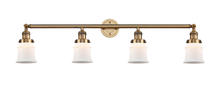  215-BB-G181S - Canton - 4 Light - 42 inch - Brushed Brass - Bath Vanity Light