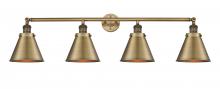  215-BB-M13-BB - Appalachian - 4 Light - 44 inch - Brushed Brass - Bath Vanity Light