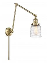  238-AB-G513 - Bell - 1 Light - 8 inch - Antique Brass - Swing Arm