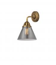  288-1W-BB-G43-LED - Cone - 1 Light - 8 inch - Brushed Brass - Sconce