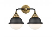  288-2W-BAB-HFS-61-BK-LED - Hampden - 2 Light - 15 inch - Black Antique Brass - Bath Vanity Light