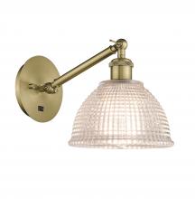  317-1W-AB-G422-LED - Arietta - 1 Light - 8 inch - Antique Brass - Sconce