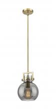  411-1SS-BB-G410-8SM - Newton Sphere - 1 Light - 8 inch - Brushed Brass - Mini Pendant