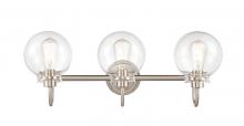  437-3W-SN-CL - Olivia Bath Vanity Light