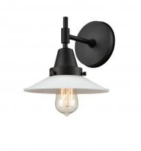  447-1W-BK-G1-LED - Halophane - 1 Light - 9 inch - Matte Black - Sconce