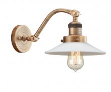  515-1W-BB-G1-LED - Halophane - 1 Light - 9 inch - Brushed Brass - Sconce