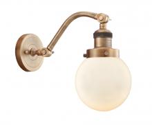  515-1W-BB-G201-6-LED - Beacon - 1 Light - 6 inch - Brushed Brass - Sconce