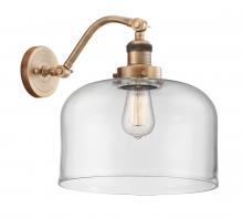  515-1W-BB-G72-L - Bell - 1 Light - 12 inch - Brushed Brass - Sconce