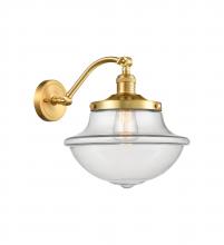  515-1W-SG-G542 - Oxford - 1 Light - 8 inch - Satin Gold - Sconce