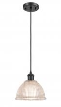  516-1P-BK-G422 - Arietta - 1 Light - 8 inch - Matte Black - Cord hung - Mini Pendant