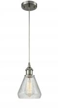  516-1P-SN-G275-LED - Conesus - 1 Light - 6 inch - Brushed Satin Nickel - Cord hung - Mini Pendant