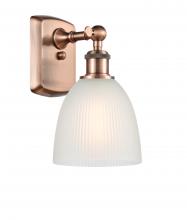  516-1W-AC-G381-LED - Castile - 1 Light - 6 inch - Antique Copper - Sconce