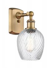  516-1W-BB-G292-LED - Salina - 1 Light - 6 inch - Brushed Brass - Sconce