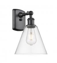  516-1W-BK-GBC-82 - Berkshire - 1 Light - 8 inch - Matte Black - Sconce