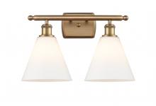  516-2W-BB-GBC-81-LED - Berkshire - 2 Light - 18 inch - Brushed Brass - Bath Vanity Light