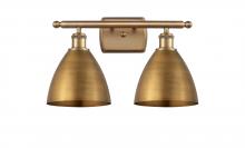  516-2W-BB-MBD-75-BB-LED - Bristol - 2 Light - 18 inch - Brushed Brass - Bath Vanity Light