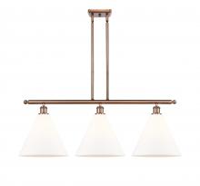  516-3I-AC-GBC-121 - Berkshire - 3 Light - 39 inch - Antique Copper - Cord hung - Island Light