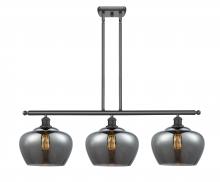  516-3I-OB-G93-L-LED - Fenton - 3 Light - 38 inch - Oil Rubbed Bronze - Cord hung - Island Light