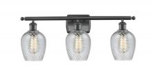  516-3W-BK-G292-LED - Salina - 3 Light - 26 inch - Matte Black - Bath Vanity Light