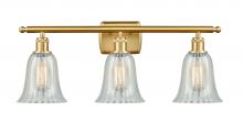  516-3W-SG-G2811 - Hanover - 3 Light - 26 inch - Satin Gold - Bath Vanity Light