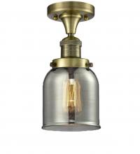  517-1CH-AB-G53-LED - Bell - 1 Light - 5 inch - Antique Brass - Semi-Flush Mount