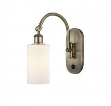  518-1W-AB-G801-LED - Clymer - 1 Light - 4 inch - Antique Brass - Sconce