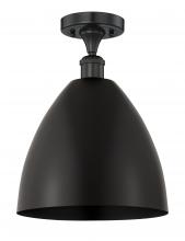  616-1F-BK-MBD-12-BK - Bristol - 1 Light - 12 inch - Matte Black - Semi-Flush Mount