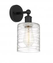  616-1W-BK-G1113 - Cobbleskill - 1 Light - 5 inch - Matte Black - Sconce