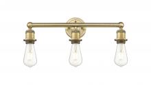  616-3W-BB - Edison - 3 Light - 20 inch - Brushed Brass - Bath Vanity Light