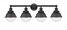  616-4W-BK-HFS-62-BK - Hampden - 4 Light - 34 inch - Matte Black - Bath Vanity Light