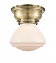  623-1F-AB-G321-LED - Olean - 1 Light - 7 inch - Antique Brass - Flush Mount