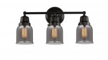  623-3W-BK-G53 - Bell - 3 Light - 21 inch - Matte Black - Bath Vanity Light