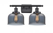  916-2W-BK-G73-LED - Bell - 2 Light - 18 inch - Matte Black - Bath Vanity Light