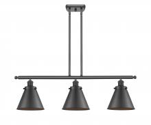  916-3I-BK-M13-LED - Appalachian - 3 Light - 36 inch - Matte Black - Stem Hung - Island Light