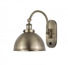  918-1W-AB-MFD-10-AB-LED - Ballston Urban - 1 Light - 10 inch - Antique Brass - Sconce