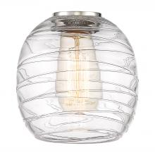  G1013 - Belfast Light 6 inch Deco Swirl Glass