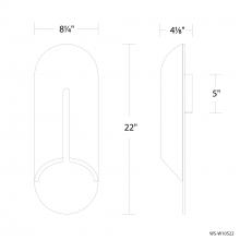  WS-W10522-27-WV/AB - Clog Outdoor Wall Sconce Light