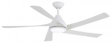  F765L-WHF - Transonic - 56" Ceiling Fan W/LED Light Kit