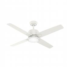  51739 - Casablanca 52 inch Axial Fresh White Ceiling Fan with LED Light Kit and Wall Control