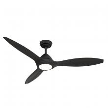  52856 - Casablanca 56 in Surea ENERGY STAR® Matte BK Damp Rated Ceiling Fan w/ LED Lt Kit & Handheld Remote