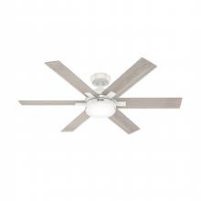  51880 - Hunter 52 inch Georgetown HunterExpress Fresh White Ceiling Fan with LED Light Kit