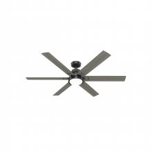  51951 - Hunter 60 inch Gravity Wi-Fi ENERGY STAR® Matte Black Ceiling Fan with LED Light Kit