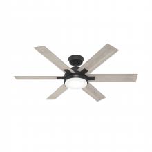  51879 - Hunter 52 inch Georgetown HunterExpress Matte Black Ceiling Fan with LED Light Kit