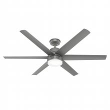  51876 - Hunter 60 inch SkysailIndoor / Outdoor Ceiling Fan with LED Light Kit and Wall Control