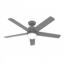  50290 - Hunter 52 inch Anorak Quartz Grey WeatherMax Indoor / Outdoor Ceiling Fan with LED Light Kit