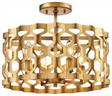  N6772-293 - 4 LIGHT SEMI FLUSH (CONVERTIBLE TO PENDANT)