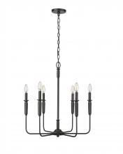  29306-MB - Savanne 6-Light Chandelier Ceiling Light Matte Black